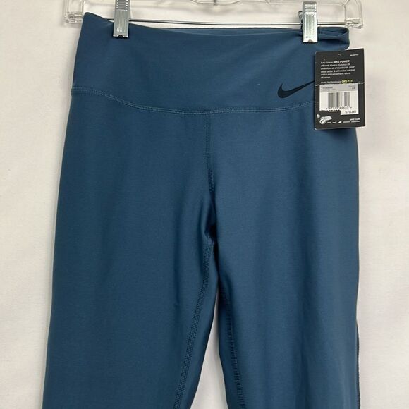 Nike Power Dri-fit blue and black joggers size XS NWT - Picture 2 of 15